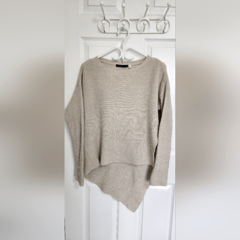 Asymmetrical Long Back Sweater